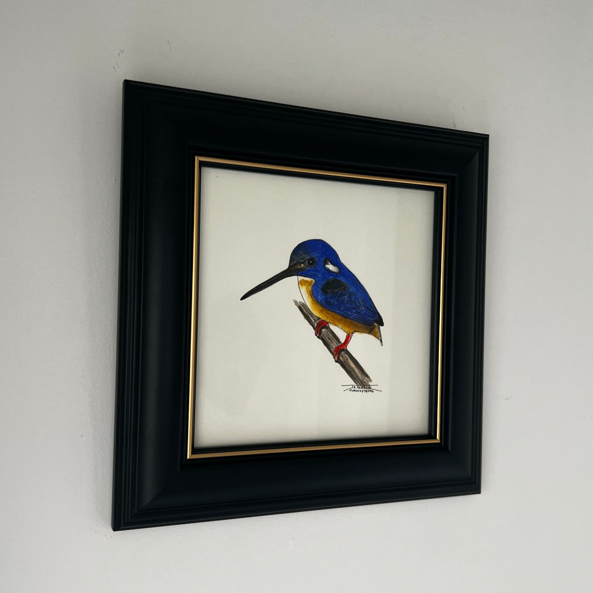 Azure Kingfisher by Jim Turner