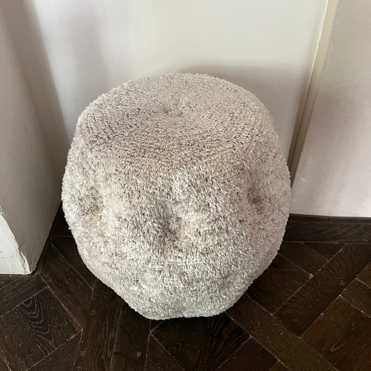 Buttoned Egg Ottoman