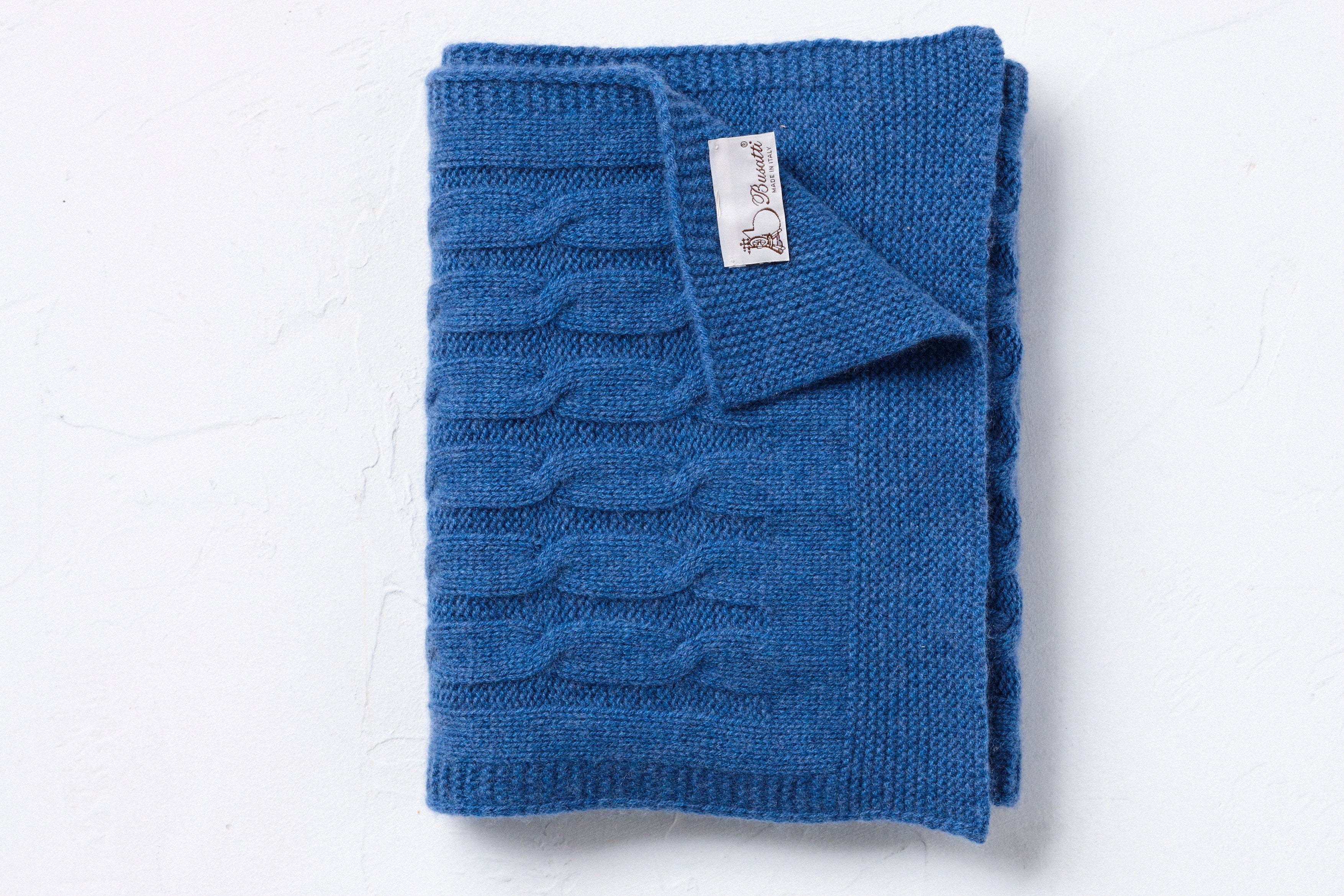 Cable Knit Cashmere Scarf