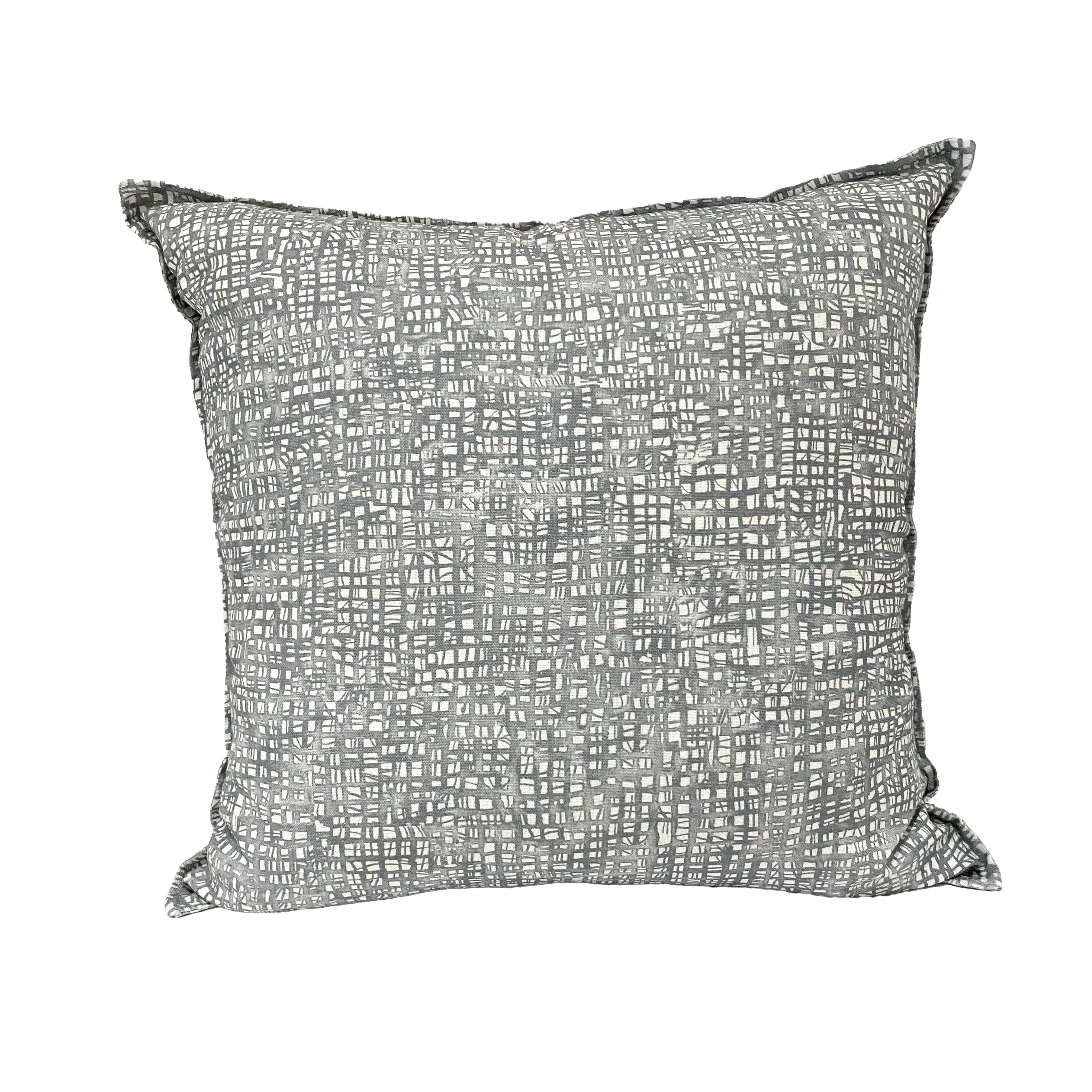 WICKER Cushion col Feather with Flange 60x60cm