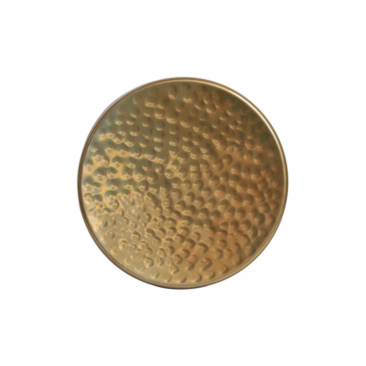 Hammered Brass Coasters, Set of 6
