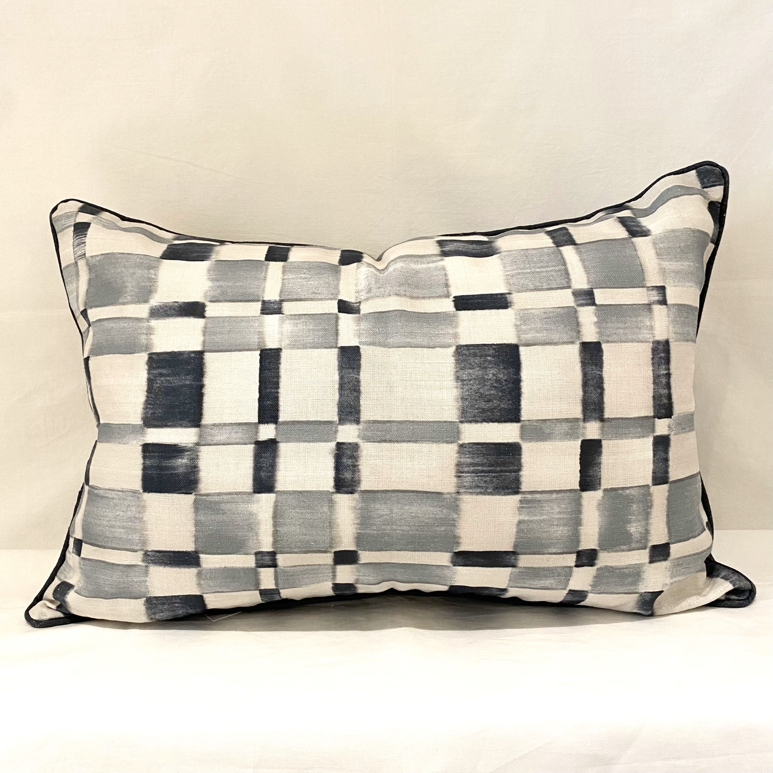 Weave Saltwater Lumbar Cushion 40x60cm